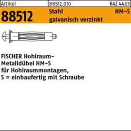 ART 88512 FISCHER-Hohlraum-Metalldübel HM 6 x 37 S galv. verzinkt S Produktbild