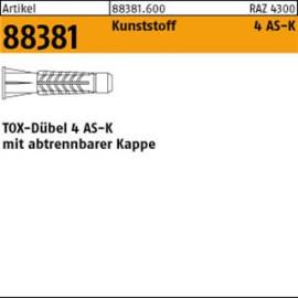ART 88381 TOX - Dübel 4 AS K 6 x 28 Kunststoff S Produktbild