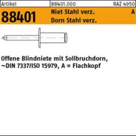 ART 88401 Blindniete St. verz. FLAKO A 3 x 18 S Produktbild