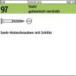 DIN 97 Stahl 2 x 10 galv. verzinkt gal Zn S Produktbild