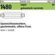 DIN 1480 Stahl SP M 10 / 125 galv. verzinkt gal Zn S Produktbild
