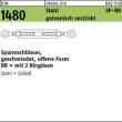 DIN 1480 Stahl SP RR M 6 galv. verzinkt gal Zn S Produktbild