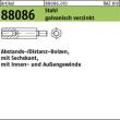 ART 88086 SK-Abst. Bolzen I/A St. gal Zn M 5 x 18 /11 x 10 SW 8 gal Zn S Produktbild img1 S