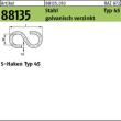 ART 88135 S-Haken Art. 45 Stahl 60 mm galv. verzinkt gal Zn S Produktbild img1 S