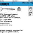 ART 88091 SPAX A 2 4,5 x 50/32 -T20 Senkkopf A 2 K Produktbild