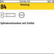 DIN 84 Messing M 3 x 12 Ms S Produktbild