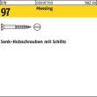 DIN 97 Messing 6 x 20 Ms S Produktbild