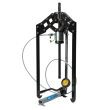 Hydraulically-assisted heavy duty jaw puller with Hydraulic pump with large oil container Produktbild