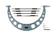 Bügelmessschraube mit auswechselbarem Messamboss 300-400 mm Produktbild