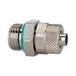 Gerade Einschraubverschraubung, FKM O-Ring, G1/8 a., Schlauch 8/6 Produktbild img1 S