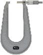 Bügelmessschraube mit tiefem Bügel 1-2", flache(r) Spindel/Amboss, 6" Bügel Produktbild img1 S