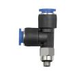 T-Steckverschraubung »Blaue Serie« mini, L-Form, drehbar, M6 Produktbild img1 S