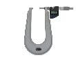 Digitale Bügelmessschraube mit tiefem Bügel IP65 1-2", sphärischer Amboss Produktbild