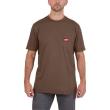 WTSSBR-XL ARBEITS-T-SHIRT BRAUN  Produktbild img1 S