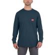 WTLSBLU-XXL ARBEITS-SHIRT LANG BLAU  Produktbild