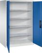 Flügeltürenschrank XXL B12000xT800xH1950 mm RAL 7035/5010,4Fachböden Tragkraft 110kg Produktbild img2 S