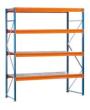 Weitspannregal, Holm Typ Z, mit Stahlpaneelen Produktbild img20 S
