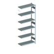 Steckregal META CLIP, Fachlast 100 kg, RAL 7035 lichtgrau Produktbild img2 S