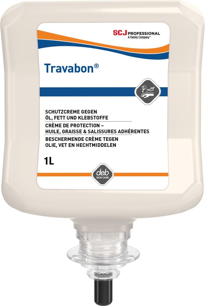 Travabon Spezial-Hautschutzcreme 1 l Kartusche Produktbild img1 L