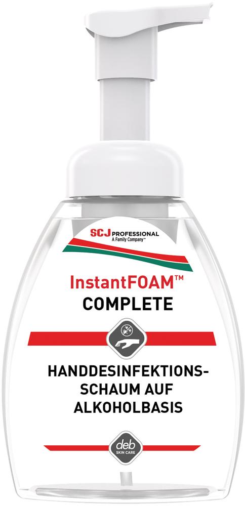 InstantFOAM Complete Schaum-Handdesinfektion 250 ml Flasche Alkoholbasis Produktbild img1 L