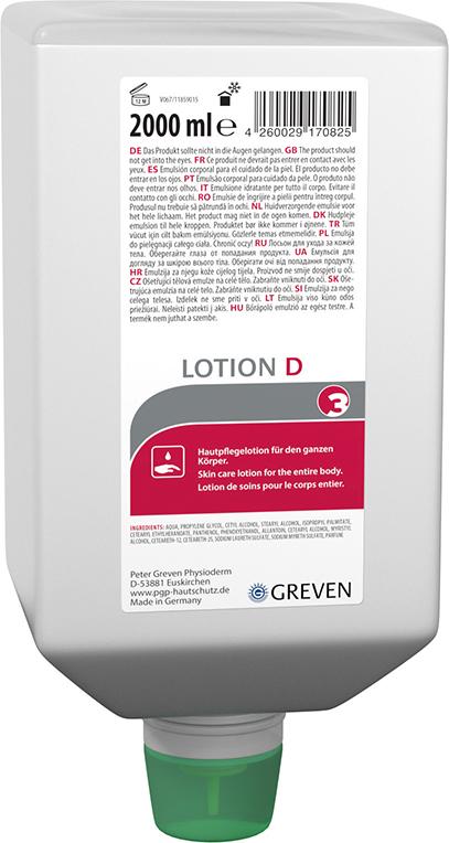 Hautpflegelot.Speziallot ion D, 2000 ml Variofl. GREVEN Produktbild img1 L