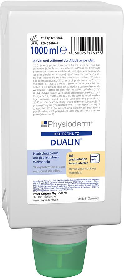 Hautschutzcreme Dualin, 1000 ml Faltflasche Produktbild img1 L