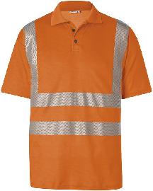 Polo-Shirt, warnorange, Gr.XL REFLECTIQ Produktbild
