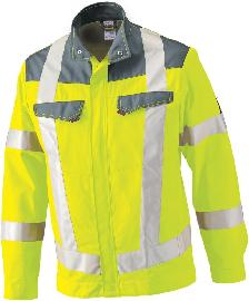 Arbeitsjacke 2012 845,Gr.60/62,warngelb/dunkelgrau Produktbild