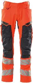 Hose mit Knietaschen, warnrot/schwarzblau, 82C56 Safe Accelerate Produktbild