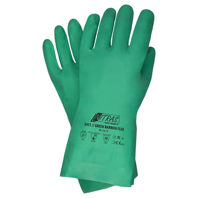 Nitras Schutzhandschuh Green Barrier Flex 3451 Gr. 11 Produktbild img1 L