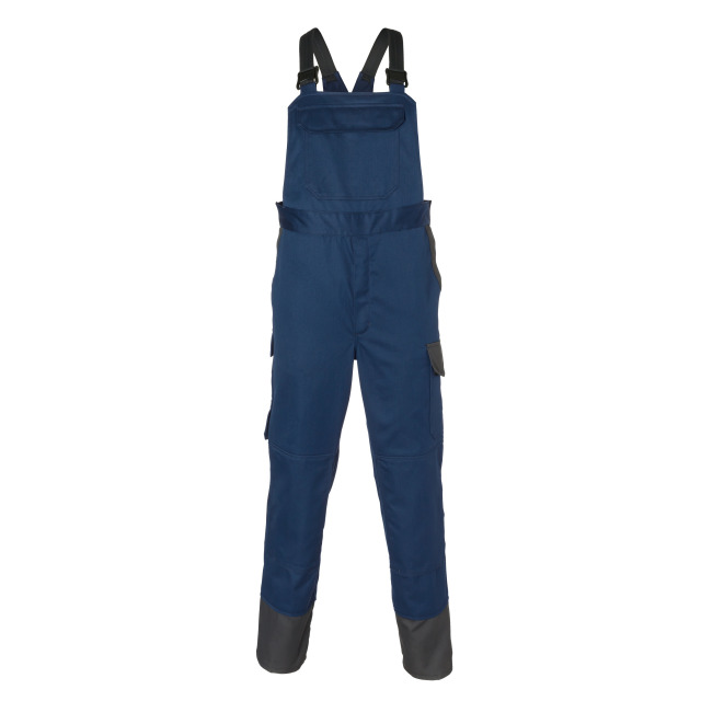 KÜBLER PROTECTIQ Latzhose 33908428-4897 -Nowega- Dunkelblau-Anthrazit Gr. 48 Produktbild img1 L