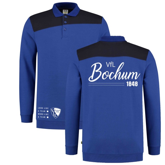 VFL Malocher Outfit Tricorp Sweatshirt Polokragen  *großes Logo* Gr. M Produktbild img1 L