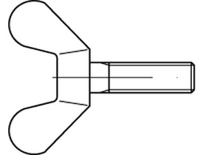 DIN 316 Messing M 4 x 16 Ms S Produktbild img1 L
