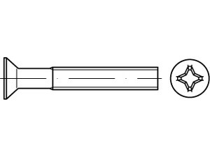 DIN 965 A 4 M 6 x 45 -H A 4 S Produktbild img1 L