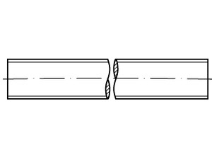 DIN 975 8.8 M 27 galv. verzinkt gal Zn S Produktbild img1 L