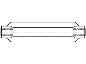 DIN 1480 Stahl SP M 12 / 125 feuerverzinkt, Gew.-tol. 6H tZn S Produktbild img1 L