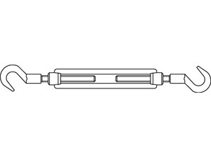 DIN 1480 Stahl SP HH M 16 galv. verzinkt gal Zn S Produktbild img1 L