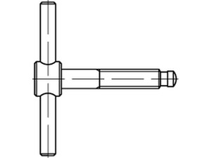 DIN 6304 5.8 EM 12 x 70 brüniert, ohne Druckstück brün S Produktbild img1 L
