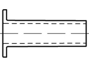 DIN 7338 Kupfer C 6 x 20 Cu S Produktbild img1 L