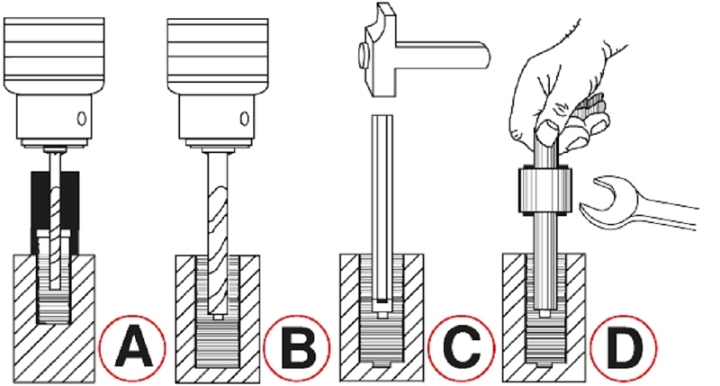 Gewindeausdreh-Satz, 25-tlg Produktbild img5 L