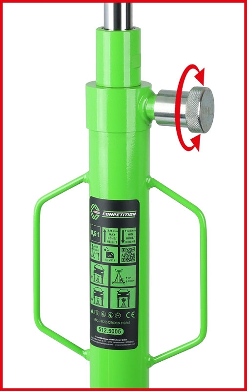 COMPETITION Hydraulischer Getriebeheber, 500 kg Produktbild img7 L