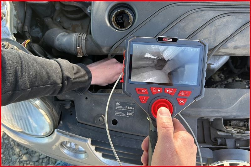 HD-Videoskop-Satz mit Ø 3,9 mm 720° und 0° HD Frontkamera-Sonde, flexible PVC Hülle Produktbild img13 L