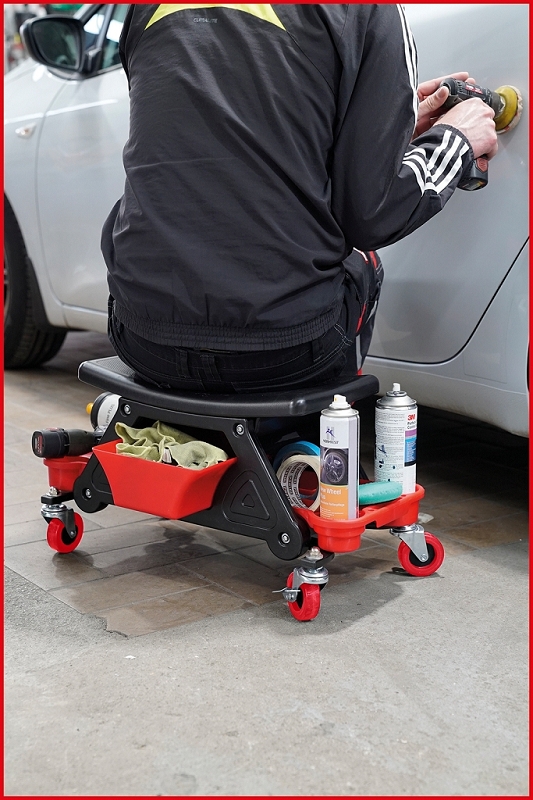 Fahrbarer Hocker, L650xH350mm Produktbild img7 L