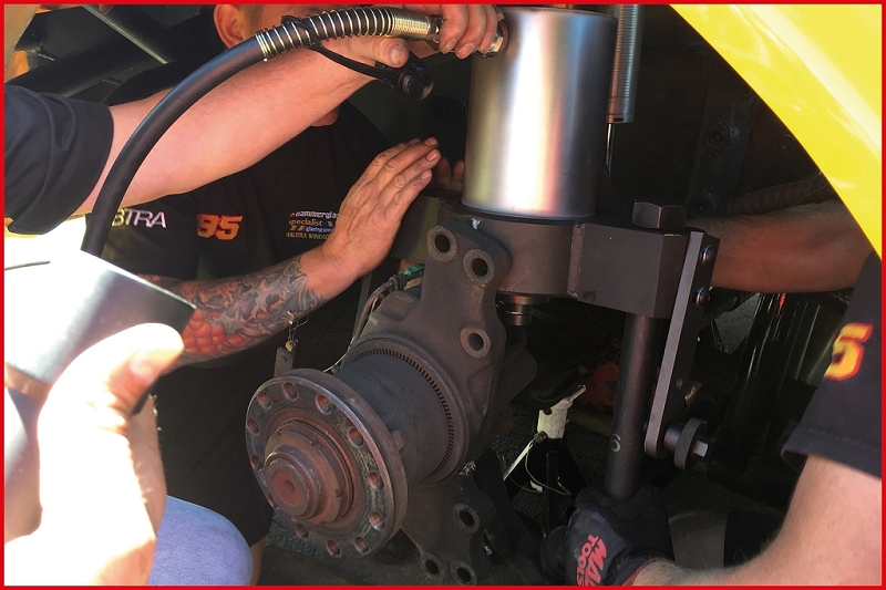 Achsschenkelbolzen-Presse, 75t, mit Hülsen-Satz, 29-tlg Produktbild img10 L