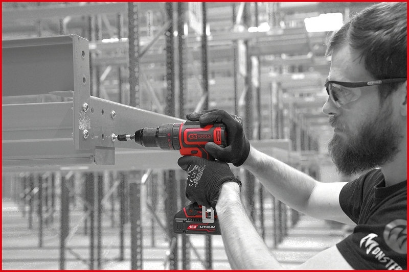 eMONSTER Brushless-Akku-Schlag-Bohr-Schrauber-Satz, 4-tlg Produktbild img14 L