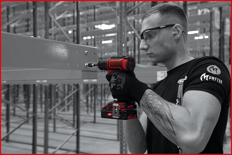 eMONSTER Brushless-Akku-Bohr-Schrauber-Satz, 4-tlg Produktbild img14 L