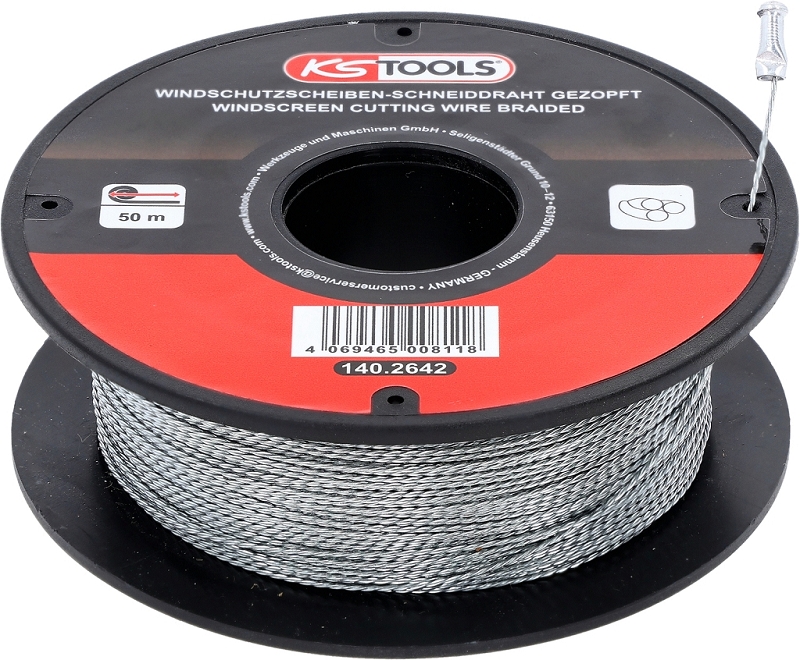 Scheiben-Schneiddraht, gezopft, 50 m Produktbild img2 L