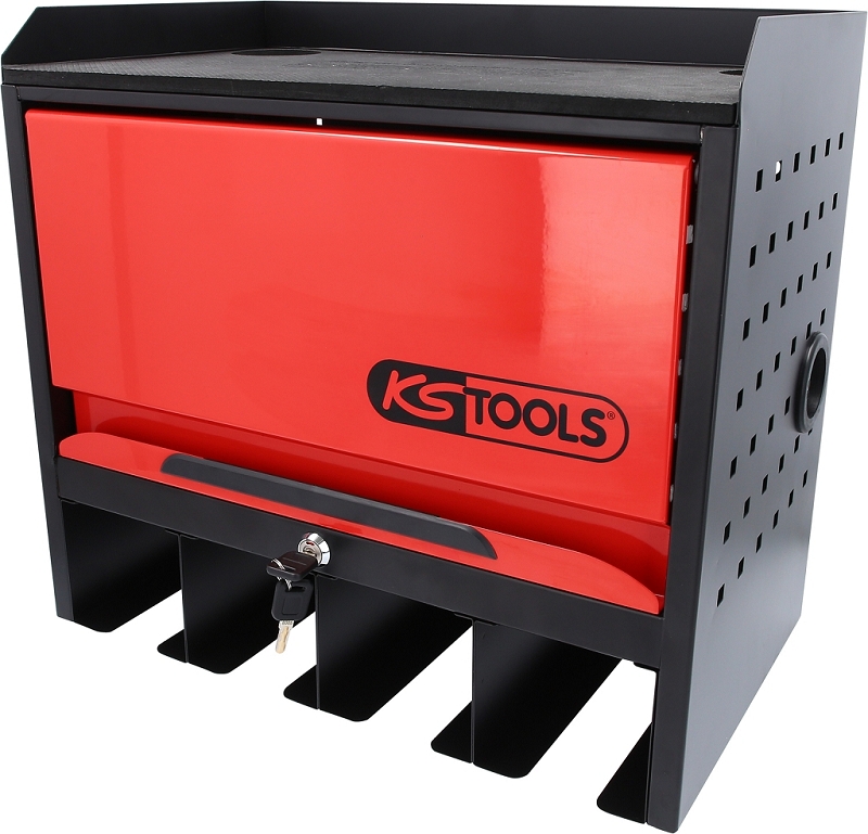 eMONSTER Werkzeugschrank zur Wandmontage mit 1 Tür, H435xB480xT282mm Produktbild img2 L