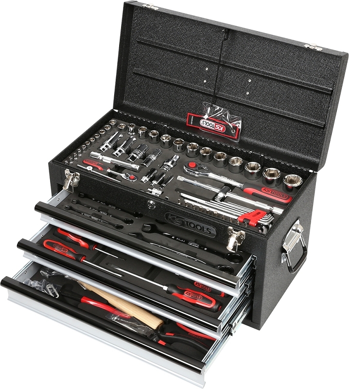 1/4"+1/2" CHROMEplus Universal-Werkzeug-Satz, 99-tlg GEAR Produktbild img2 L