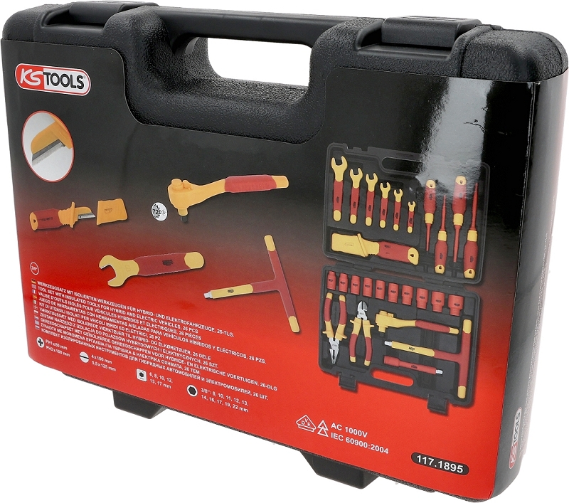 Isolierter Werkzeug-Satz für Hybrid- und Elektrofahrzeuge, 26-tlg Produktbild img5 L
